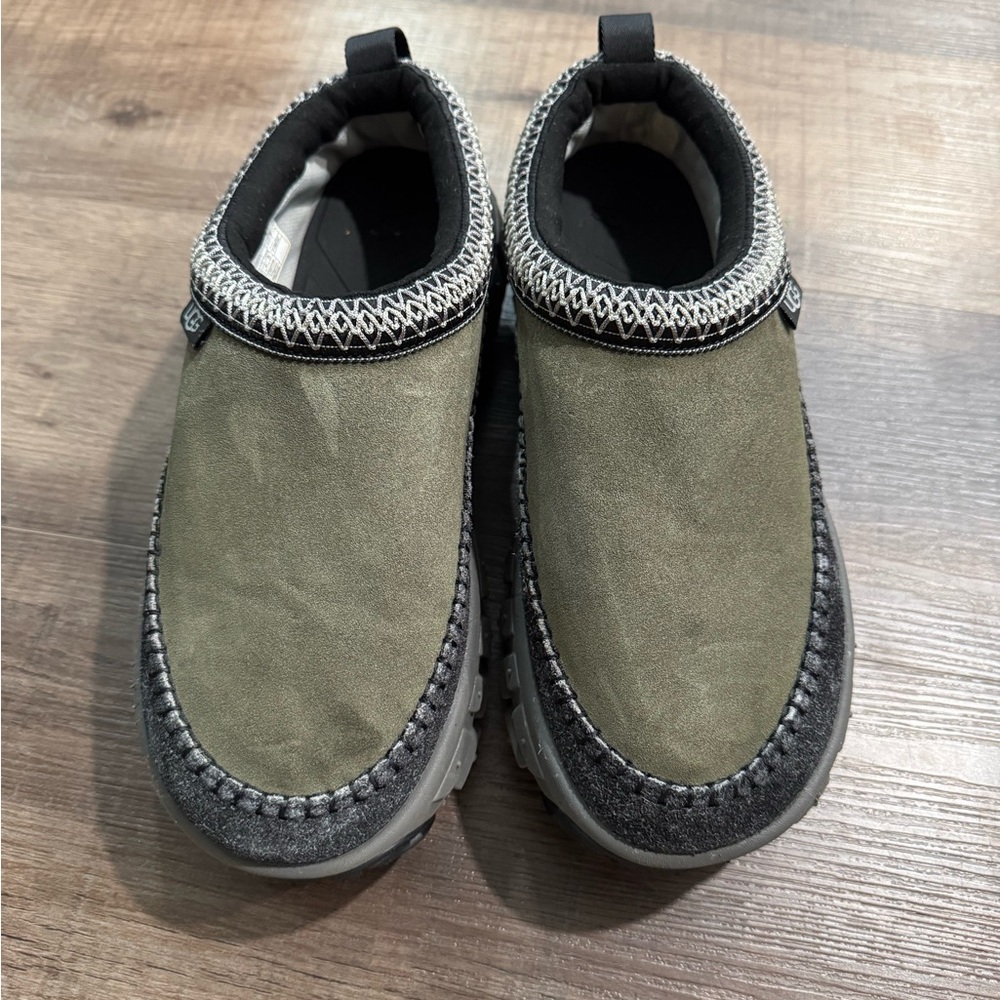 Ugg Olive and Gray Slip-On Shoes